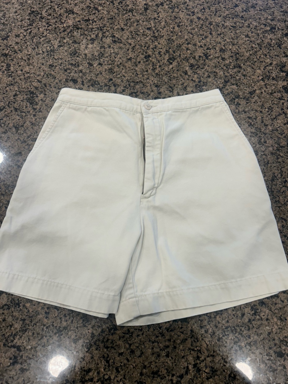 Eddie Bauer Cream Cotton Shorts
